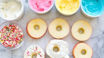pomme donut recette enfant diététique