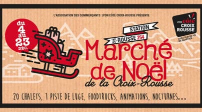 affiche marché de noël croix-rousse 2019