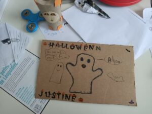 carte Halloween bricolage