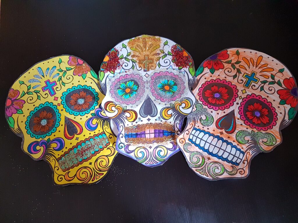 sugar skulls activités Halloween