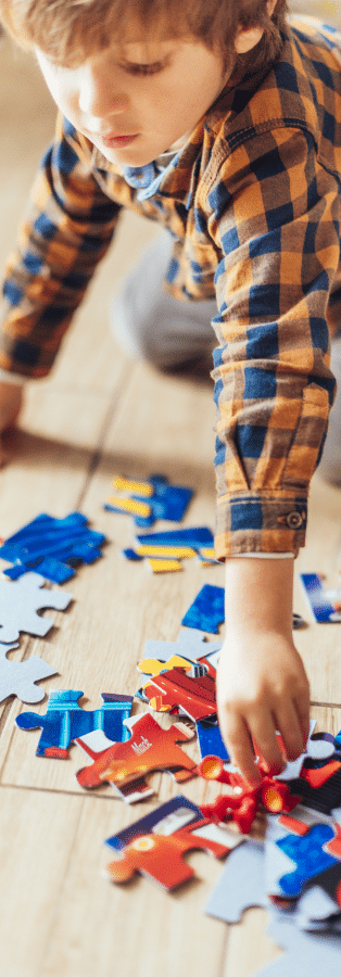 Puzzle et jeux de construction pour la motricité fine